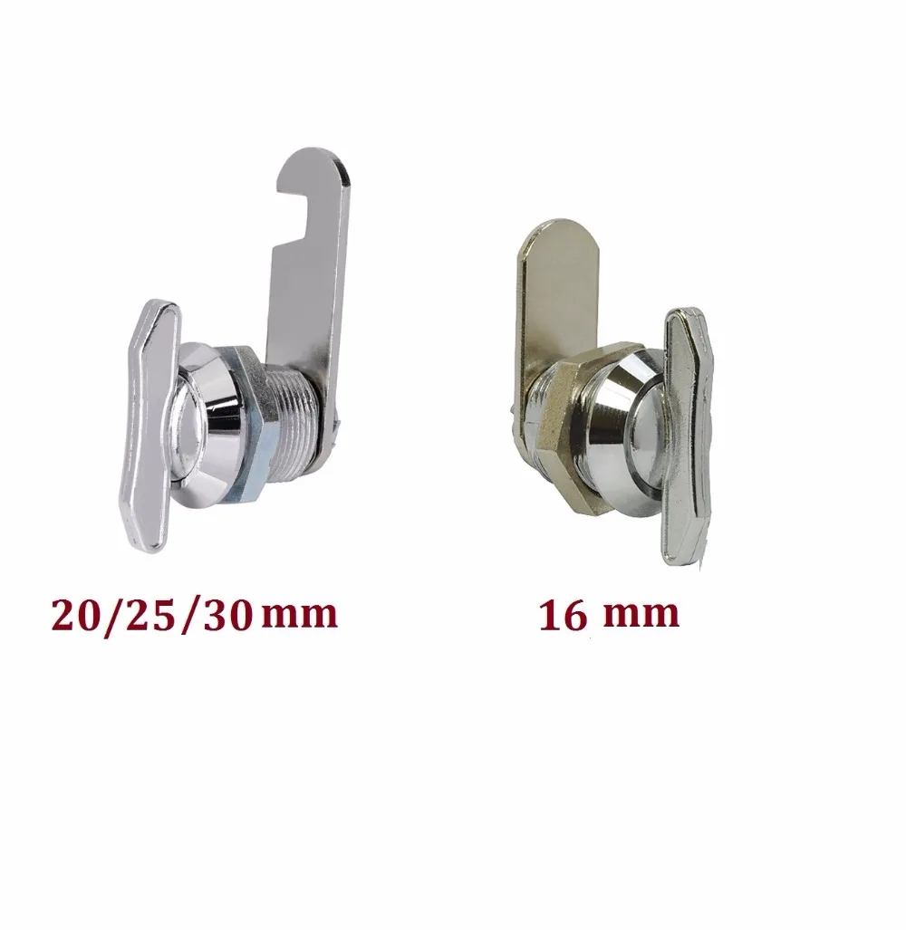 

10Pcs/Lot Universal Cabinet Drawer Keyless Thumb Cam Lock File Cabinets Desk Drawer Toolboxes Mailbox Security