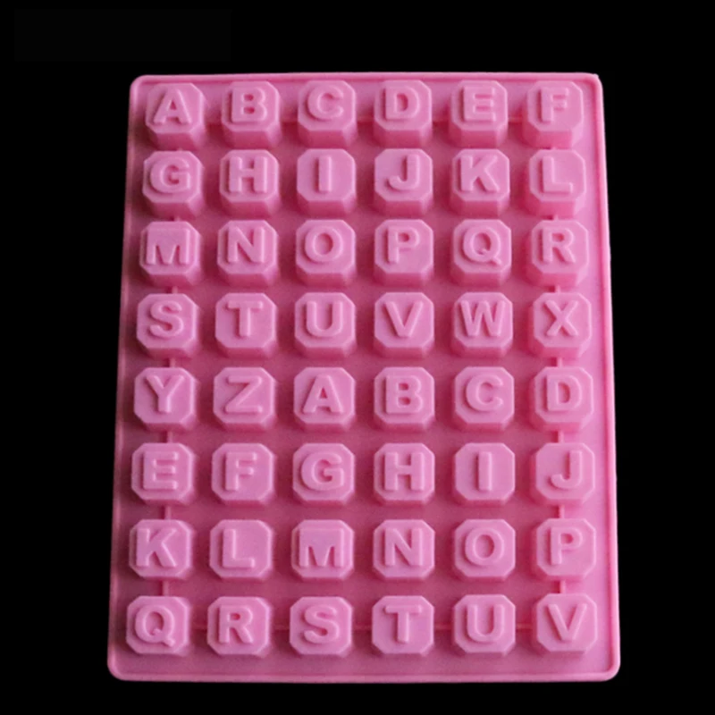 

Silicone Baking Mould English Words Letters Alphabets Ice Chocolate Candy Mold Chocolate Soap Fingure Mould