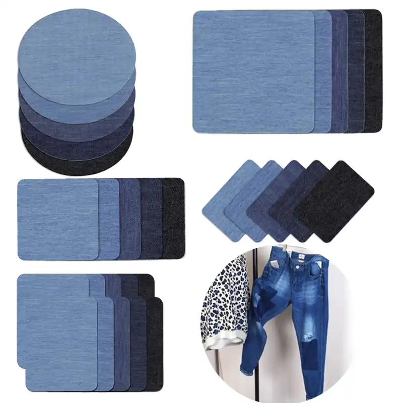 Iron-on Patches Clothes Jeans Trousers Knee Elbow Repair Apparel Stickers No Sew