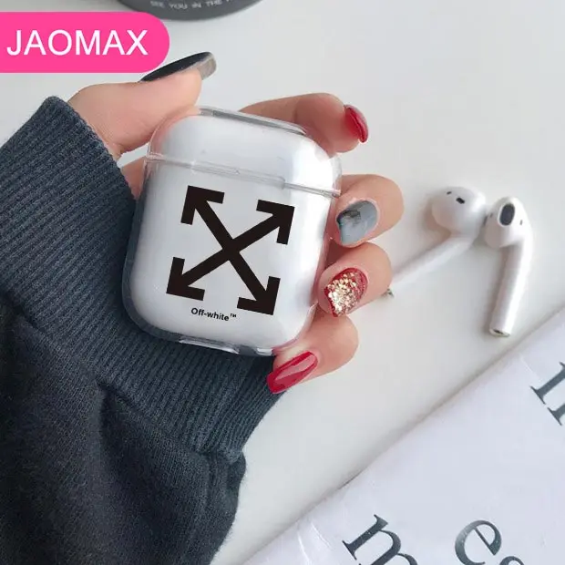 Жесткий прозрачный чехол Jaomax для наушников из поликарбоната с рисунком кошачьей