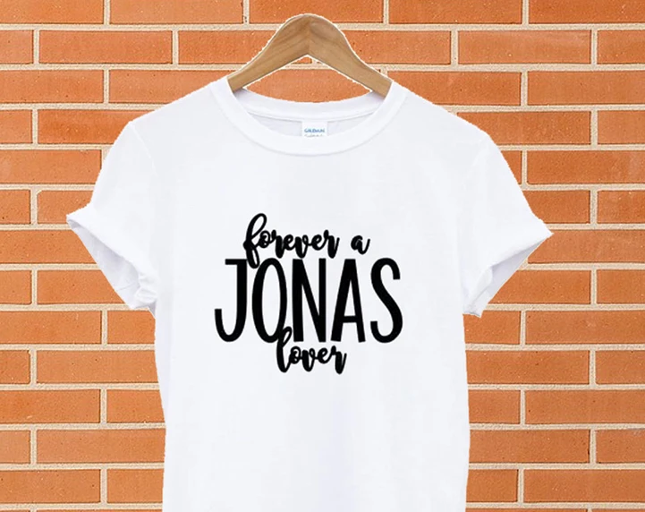 

Summer funny print men tshirt women Jonas Brothers Forever T shirt
