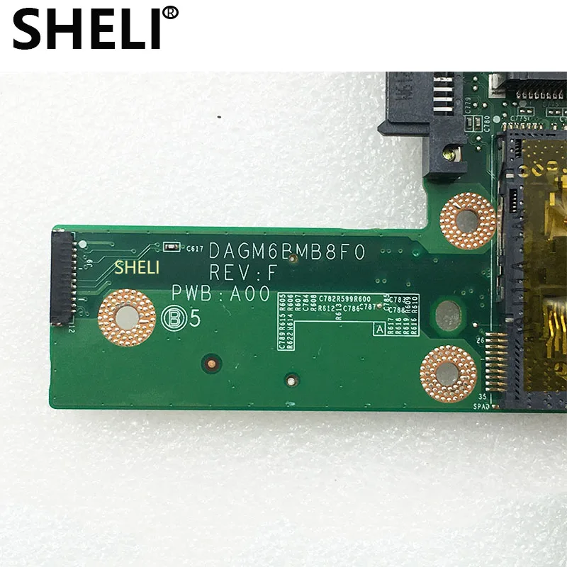 Шели для DELL XPS 15 (L501X) Материнская плата ноутбука CN-0C9RHD 0C9RHD C9RHD HM55 GT420M GPU DDR3 Тесты ОК