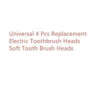 Универсальный шт. 4 шт. Сменные электрические зубные щётки головки Мягкая зубная щетка