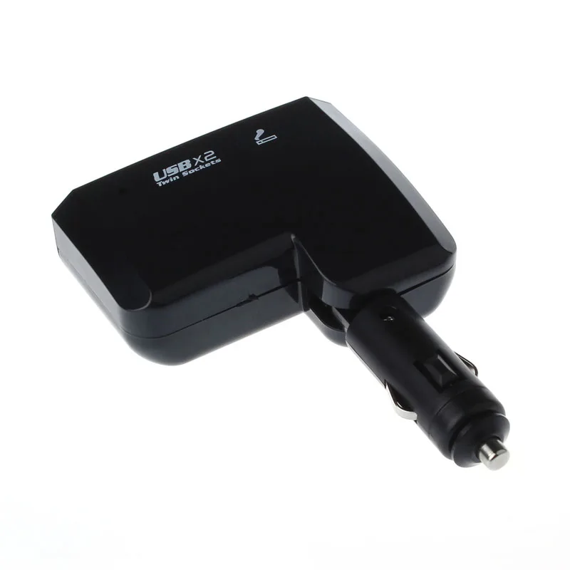 2017 جديد DC5V 1.5A USB 2 ميناء سيارة ولاعة السجائر التوأم اتجاه السلطة محول مأخذ التوصيل شاحن 12 V/24 V سيارة شاحن آيفون ل LG