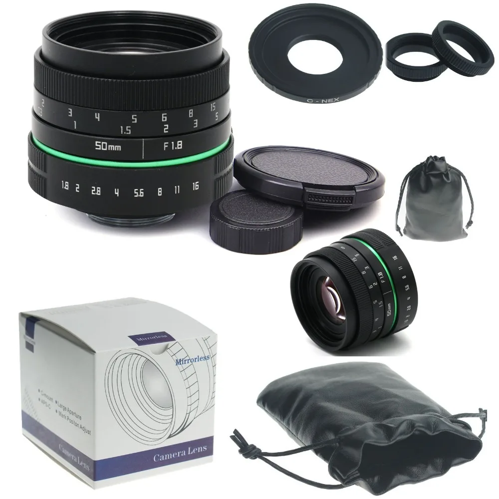 

New 50mm f/1.8 APS-C F1.8 camera Lens for SONY E Mount A6500 A6300 A6100 A6000 NEX-7 NEX-6 NEX Series Camera