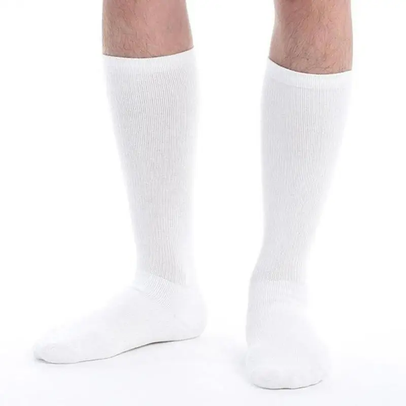 

Womens Nylon Compression Socks Men Women Unisex Casual Knee High Socks Breathable Anti-Bacterial Deodorant Shaping Long Socks