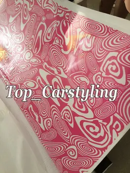 

Pink Embass stickerbomb Vinyl Car WRAPPING With Air bubble Free For Car Wrap Erlkonig Camo Styling foil size 1.52x10 / 20 /30m