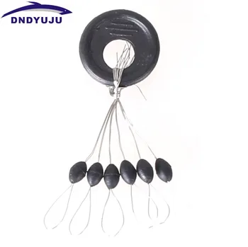 

DNDYUJU 10Set/60Pcs Black Fishing Space Bean Lightweight Fishing Pin Connector Fishing Tackle Tools Accessory