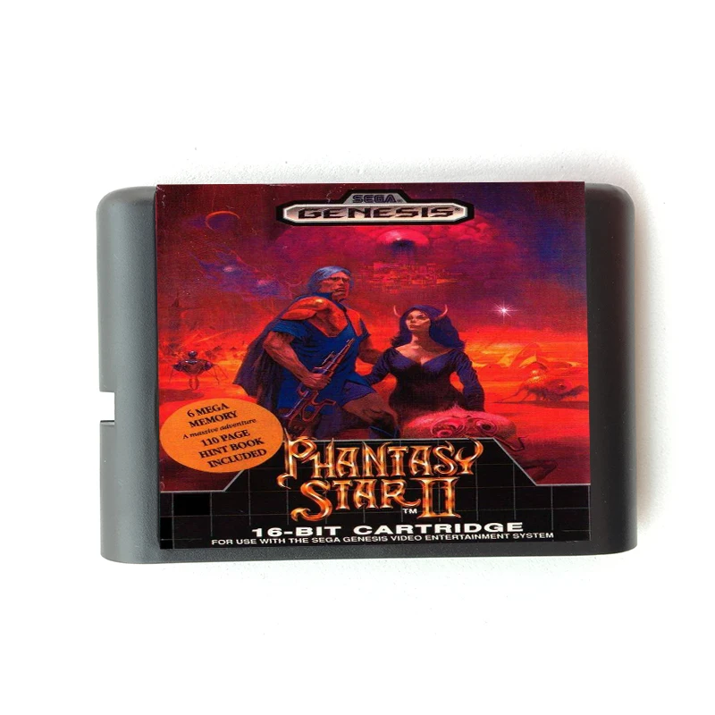 Карта памяти Phantasy Star II 16 bit MD для Sega Mega Drive 2 SEGA Genesis Megadrive | Электроника