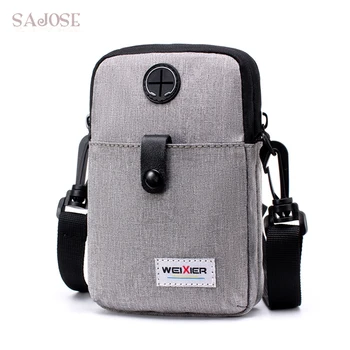 

Crossbody Bags For Men Fashion Casual Nylon Messenger Bags Men's Mobile Phone Shoulder Bag Male Waist Climbing Portable Case