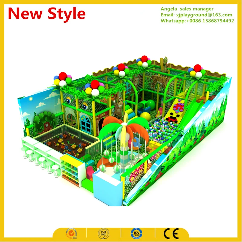 2017 Jungle theme soft play indoor playgroundin Playground from Sports