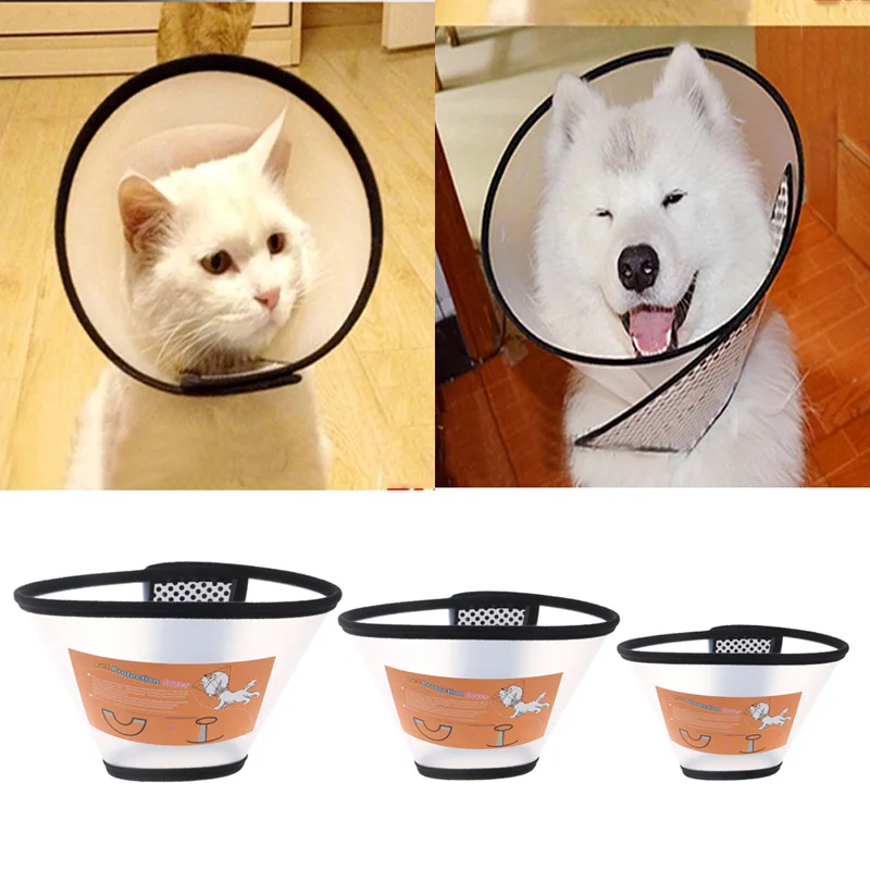 

Pet Dog Cat Protection Cover Wound Healing Neck Cone Protective Collar Pet Medical Collar Smart Cone Prevent Bite Collar