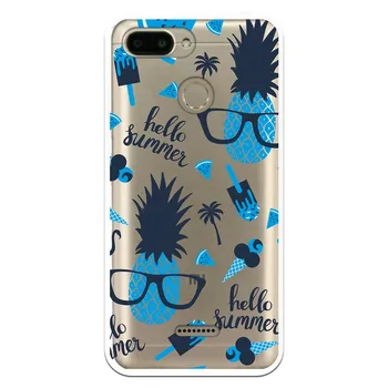 

Stand case costume drawing Hello Summer Green WP011 for Xiaomi Redmi 6/6A