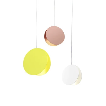 

New Modern Art Pendant Lamp Creative E27 Bulb Metal Lighting Shade Home Decoration Suspension LED Hanging Light PL500