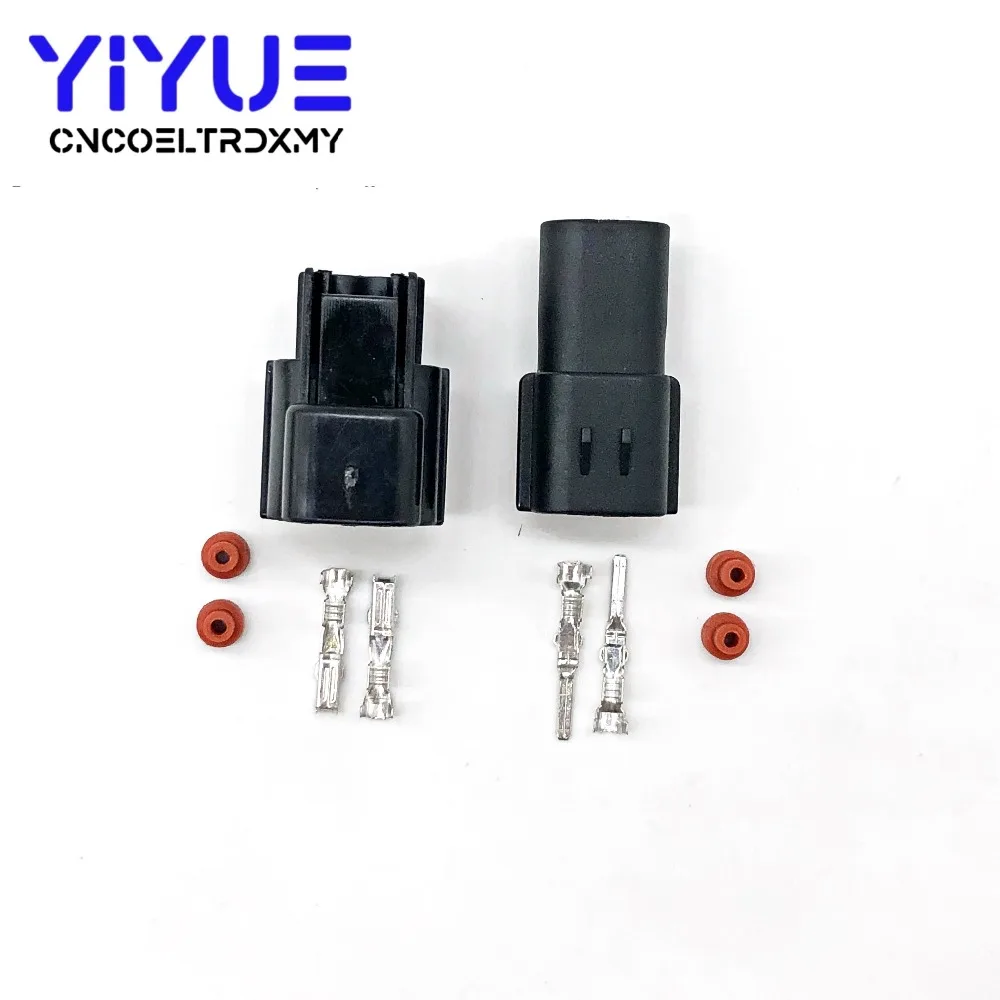 2 Pin 174354-2 174352-2 Female Male Waterproof Wire Connector (2)