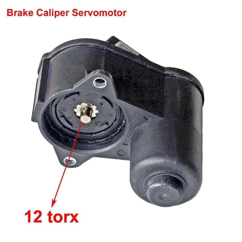 AP01 пара Фирменная Новинка задний тормозной суппорт тормоза стояночный тормоз Servo Мотор 12-зубы-Тор для VW/VolksWagen PASSAT B7 СС Tiguan 3C0998281A