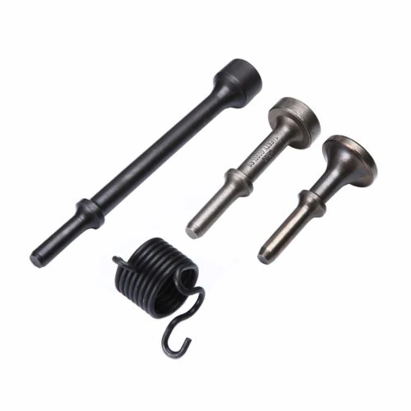 

4Pcs Set Copper Smoothing Pneumatic Air Hammer Bit +Extra Long Spring Kit