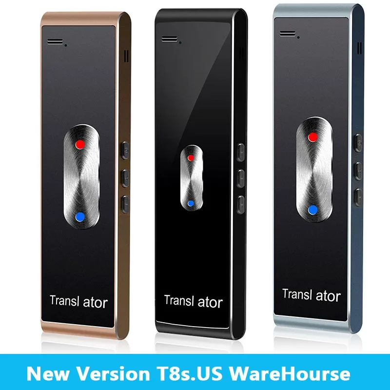 

Portable Mini Multi-Language Smart Real Time Translator 42 Languages APP Translator Bluetooth Wireless Two-Way Instant Voice