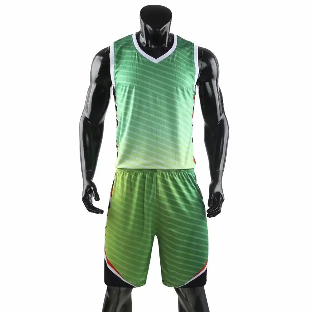 Принт под заказ для мужчин Детский Баскетбол майки набор мужчин s спортивная одежда Униформа колледжа шорты Баскетбол Джерси костюм спортивная одежда - Цвет: 1908 green set