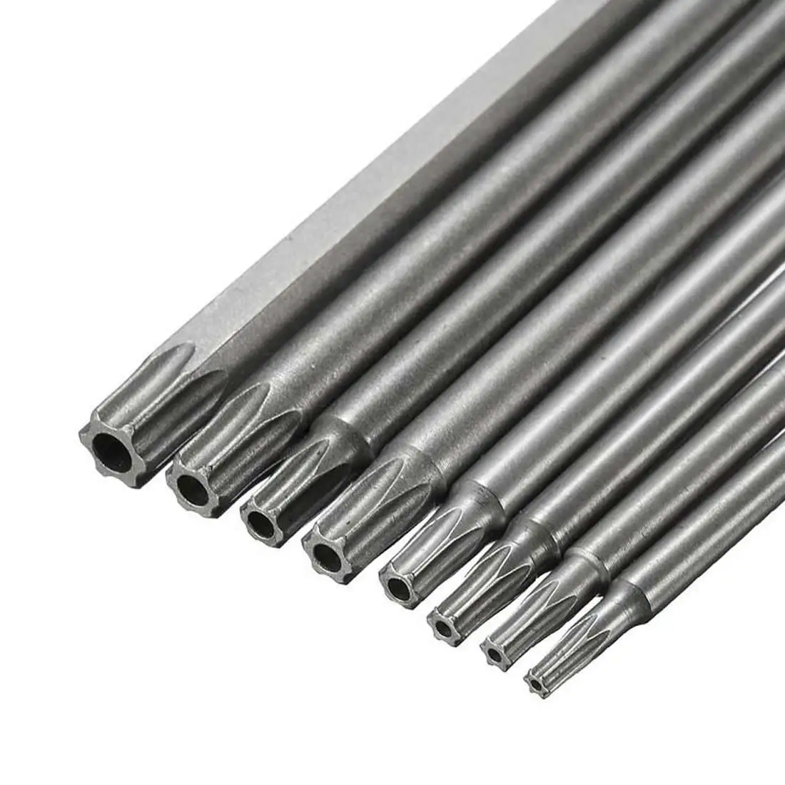 Шестигранный хвостовик Drillhex хвостовик 8 шт полый Пакетная головка 150 мм длинное среднее отверстие сливы цветок для украшения головы пескоструйная обработка Пакетная головка комбинация