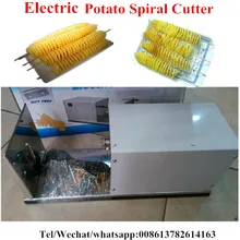 Электрический спиральный картофель из нержавеющей стали измельчитель для картофеля нож для чипсов спиральный картофель слайсер мини машина для картофельных чипсов