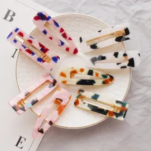 1 шт., женские Винтажные заколки в виде леопарда, акриловые леопардовые Заколки для женщин и девочек, заколки для волос, инструмент для укладки волос