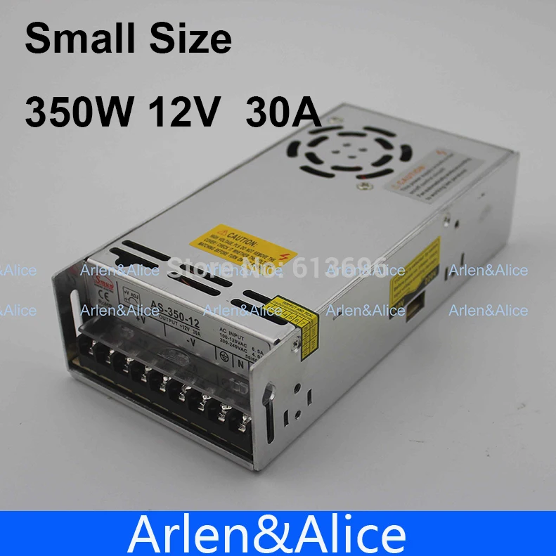 

350W 12V 30A Small Volume Single Output Switching power supply AC to DC 3D print CPAM Free shipping