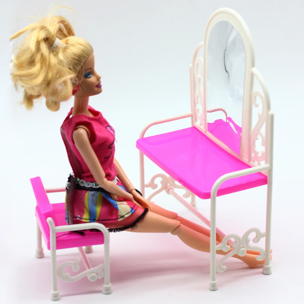 Миниатюрный туалетный столик мини дом ремесел миниатюрный игровой сцены 1:12