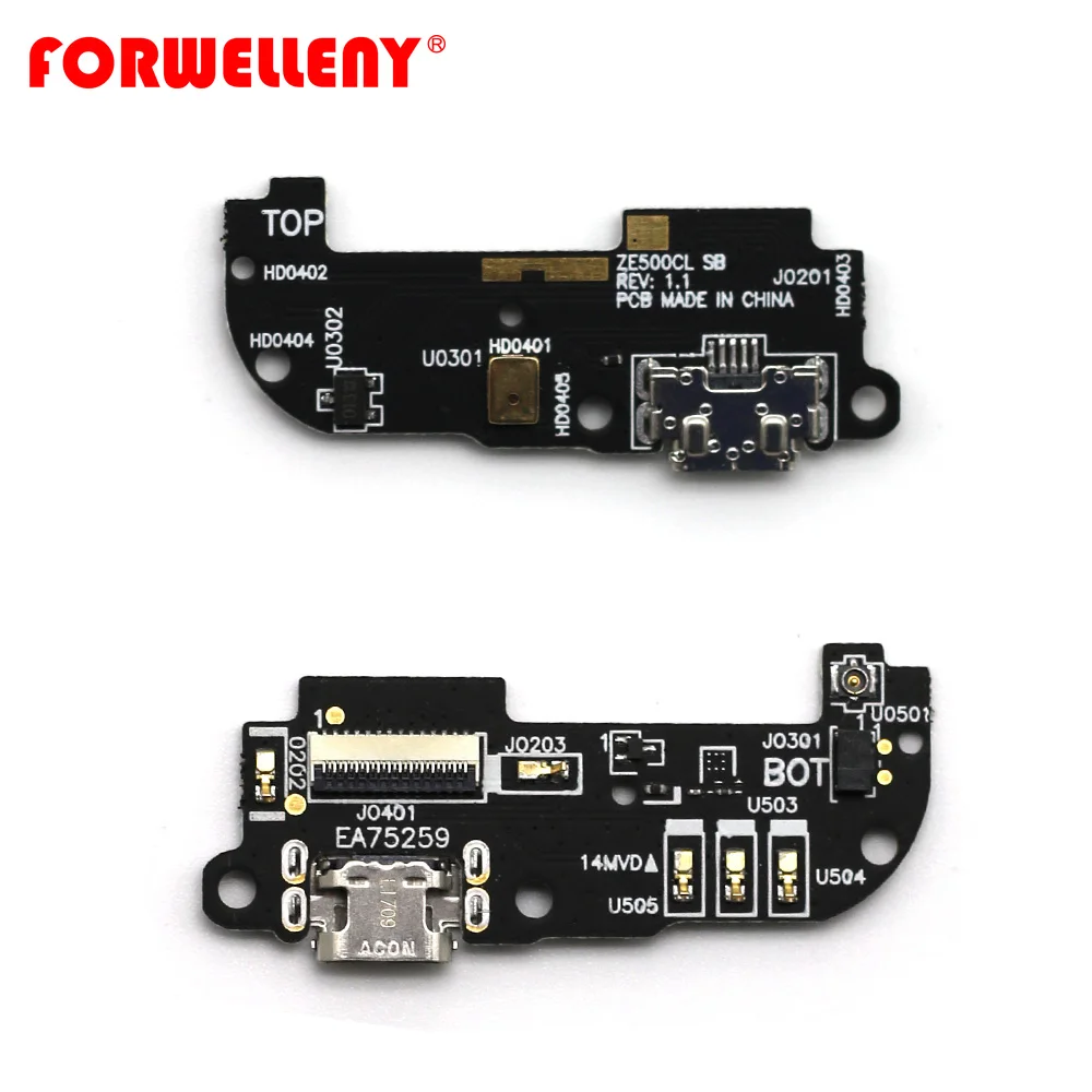 

For ASUS zenfone2 ZE500CL USB Mic Charger Charging PCB Board Flex Cable