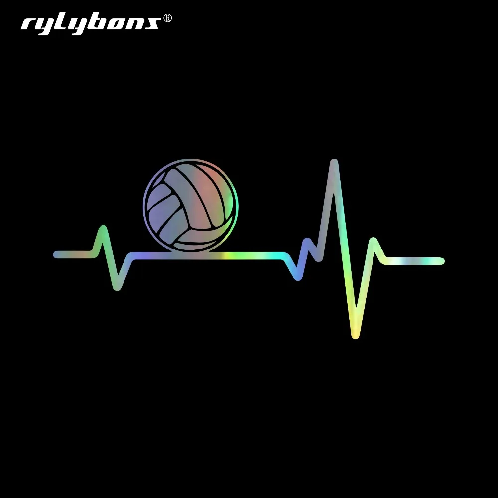 Rylybons 12 4*5 7 см электрокардиограмма для волейбола спорта моделирование автомобиля