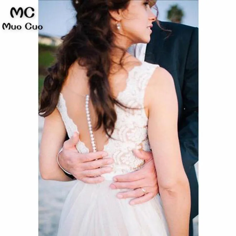 Sexy Long Wedding Gowns,Deep V Neck Lace Beach Wedding Dresses,Bridal Dresses32_