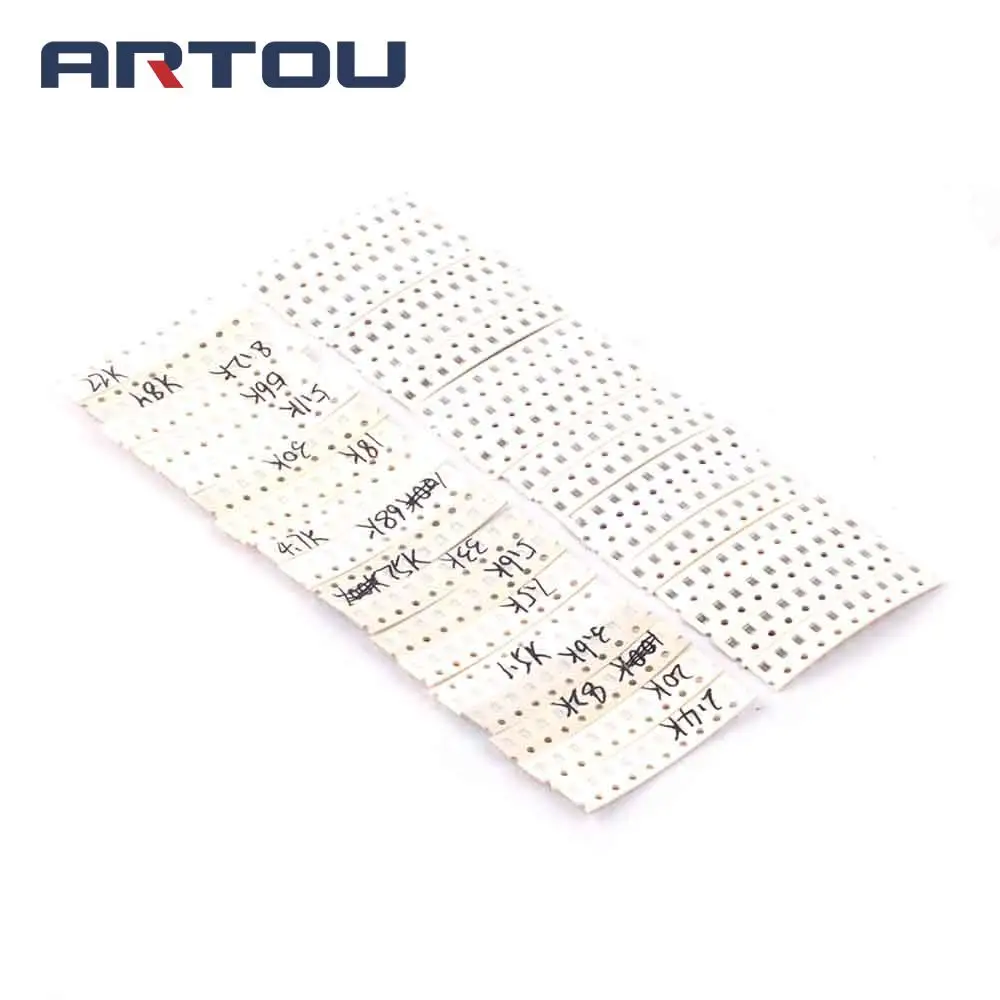 0805 36valuesX10pcs=360pcs SMD Resistor Kit 1K-100K Resistor Kit