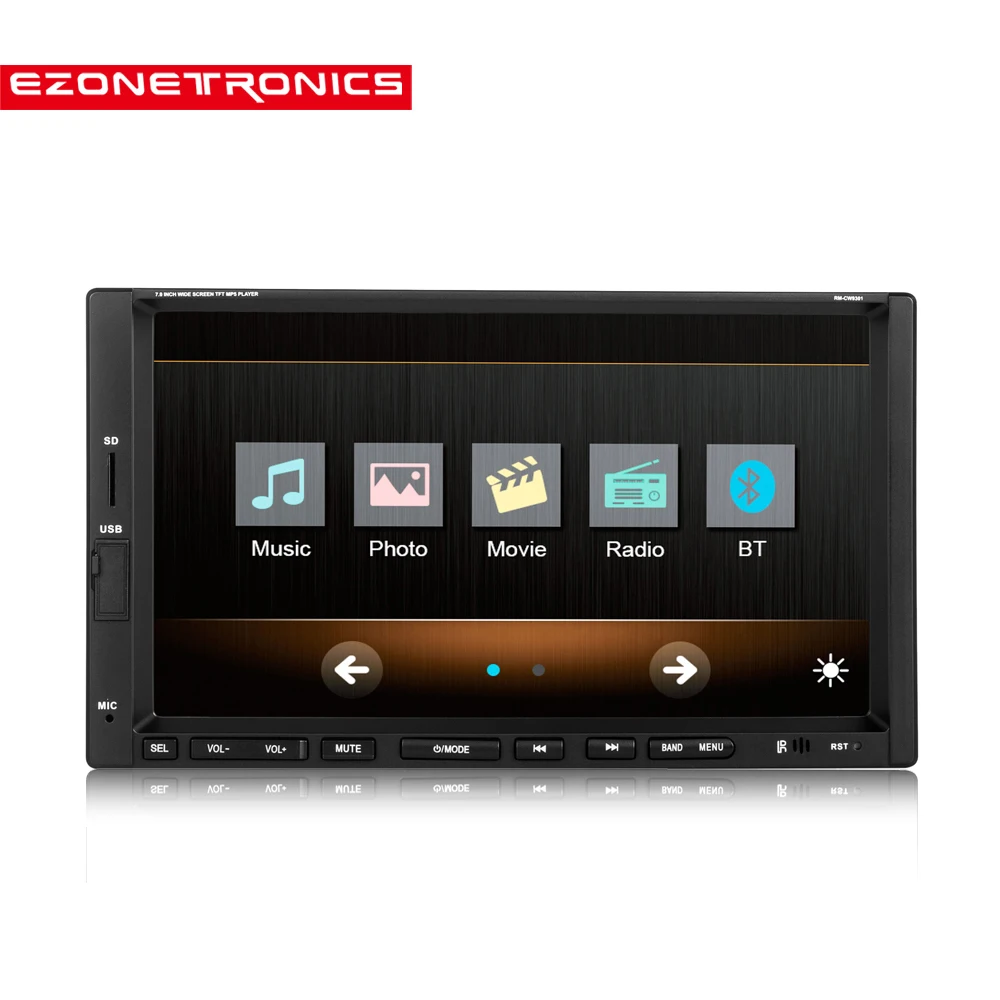 

Car Auto 2DIN 7inch screen Support Rear Camera Car Stereo MP4 Player 12V Car MP5 Audio Bluetooth/hands free/USB/Remote Control