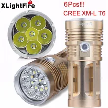 Bicycle Light Cycling Bike Head Front Light 13000LM 6 x XM L LED Hunting Flashlight 4