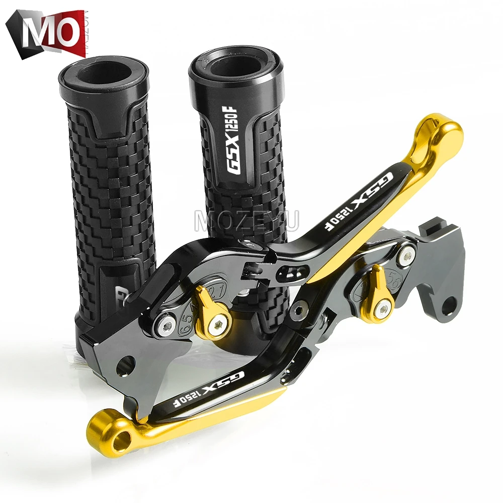 Мотоцикл с ЧПУ сцепные рычаги руль штыри для Suzuki GSX1250 GSX 1250 F/SA/ABS GSX 1250F GSX1250F 2010 - Цвет: Black Gold GSX1250F