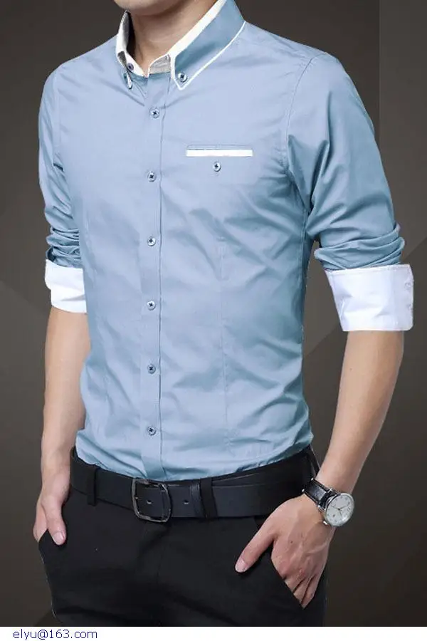 New Summer Style Chemise Homme Solid Color Plus Size Mens Clothing ...