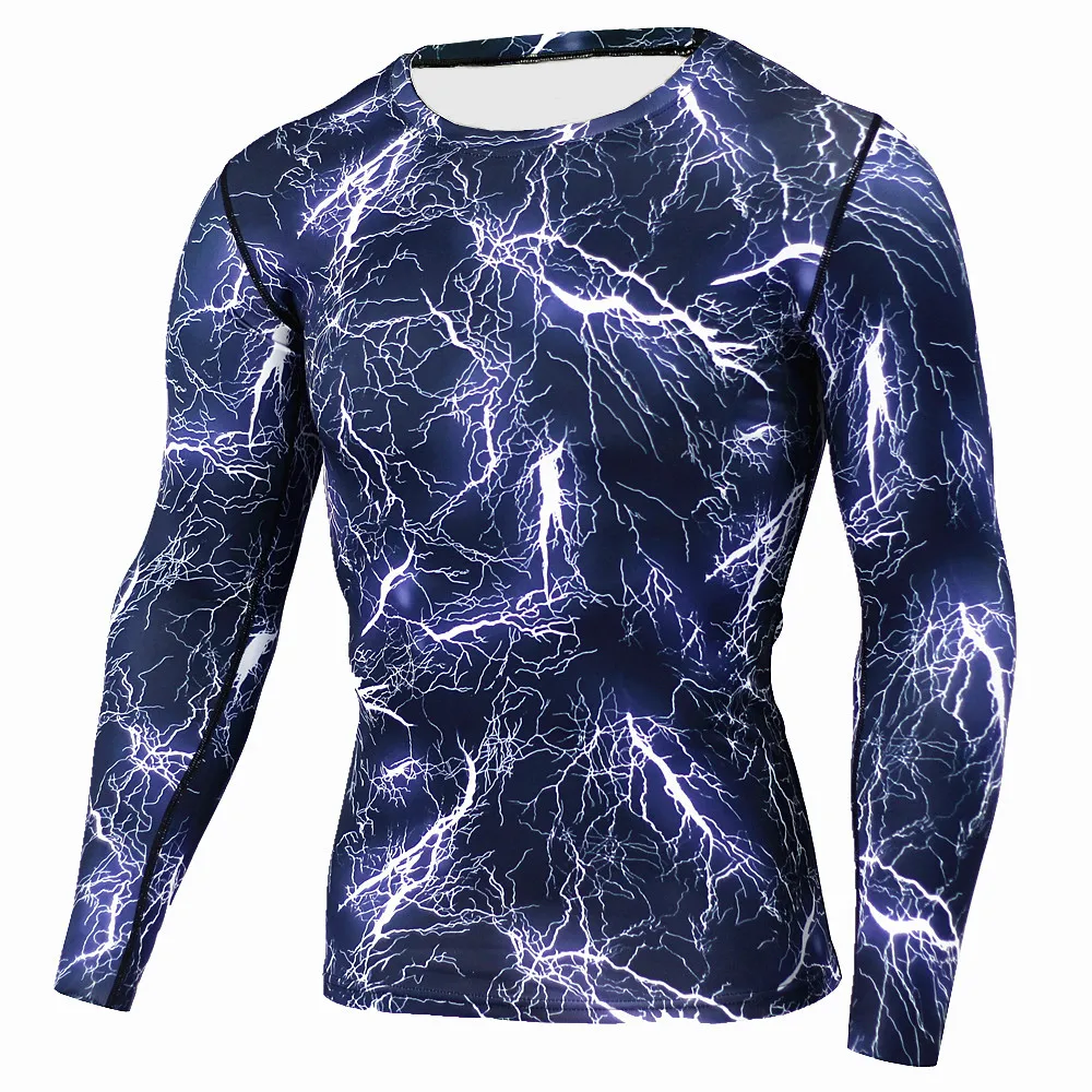 Мужские костюмы rashguard MMA компрессионная одежда Мужская s спортивный костюм набор фитнес Леггинсы мужские футболки Термобелье Базовый Слой