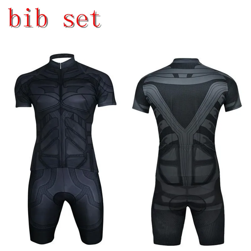 Крутая Мужская одежда для велоспорта с супергероями, Железным человеком, Бэтменом, Суперменом, капитаном Америка, человеком-пауком, одежда для велоспорта, комплект одежды для велоспорта