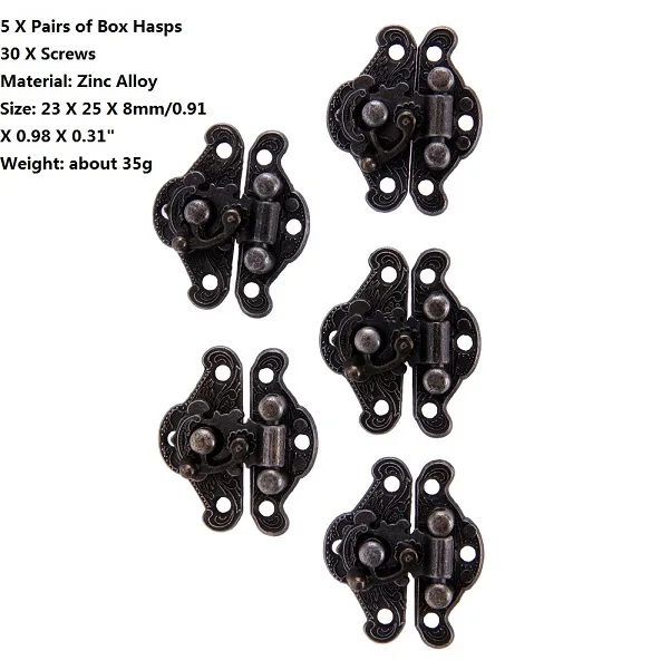 5 pairs Пустотелая коробка для свадебных подарочных карт DIY, деревянная коробка для денег с замком, украшения для свадебной вечеринки, товары, Прямая поставка - Цвет: 5 pairs
