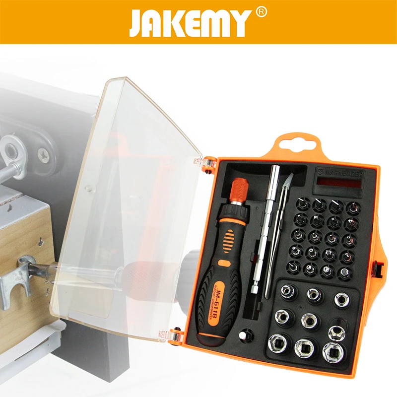 JAKEMY 33 in 1 Multi Tool Set Hand Tools Repair Tool Kit Precision Screwdriver Set Tool Box For Cell Phones Laptop Tablet PC HTC JAKEMY 33 in 1 Multi Tool Set Hand Tools Repair Tool Kit Precision Screwdriver Set Tool Box For Cell Phones Laptop Tablet PC HTC