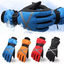 Для женщин Для мужчин лыжный Прихватки для мангала зима Водонепроницаемый анти-холодный теплый Прихватки для мангала Спорт на открытом воздухе снег Спортивная Лыжный Спорт Ездовые перчатки