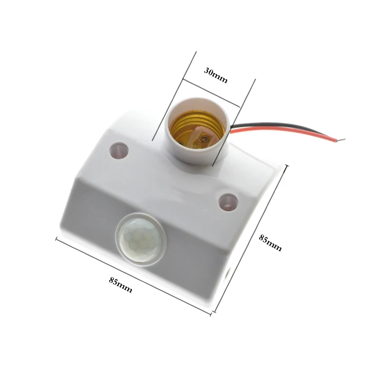  E27110/ 220V Infrared Motion Sensor Automatic Light Lamp Holder Switch Automatic for Light Bulb Hum - 32961754809