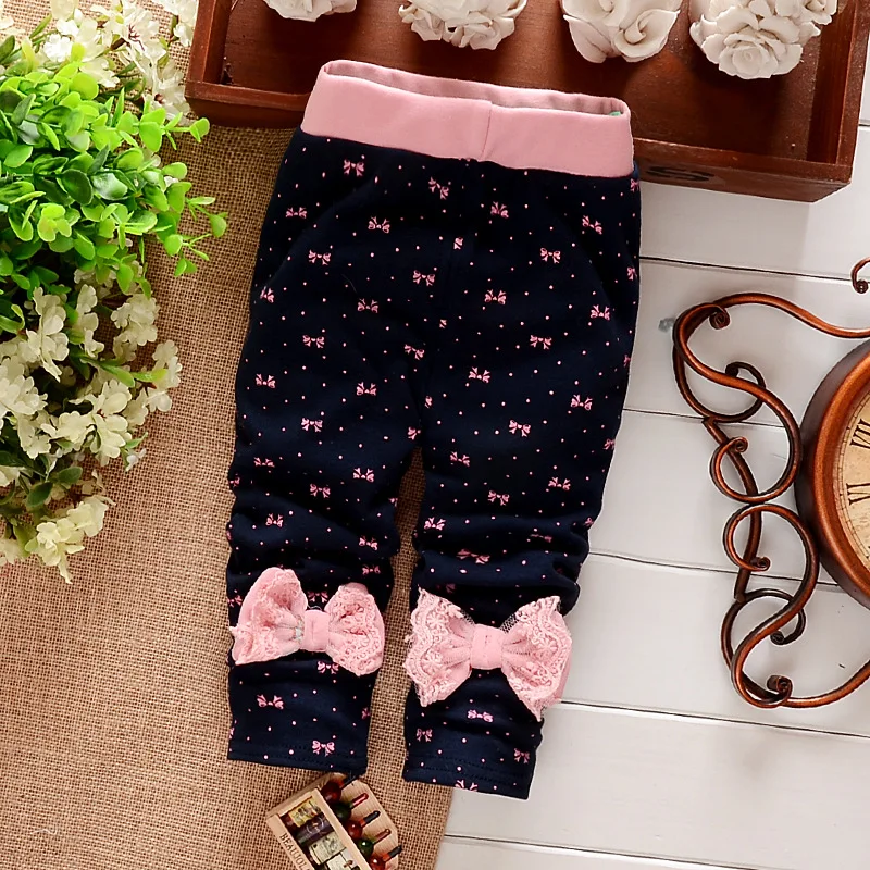 2016 Autumn Winter Baby girl pants Warm pants Baby leggings Baby pants