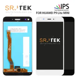 SRJTEK для P9 Lite Mini ЖК-дисплей Замена Дисплей Сенсорный экран матрица планшета Сенсор Стекло с рамкой для Huawei Y6 Pro 2017 ЖК-дисплей