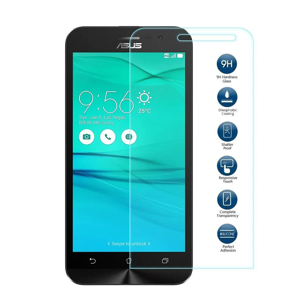 Buy Top Quality 9H 0.26mm Tempered Glass For ASUS