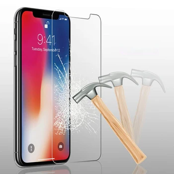 

GerTong Tempered Glass Screen Protector for iPhone 4 4s 5 5c 5s SE 6 6plus 6s 6splus 7 8 Plus X XR XS Max Film pelicula de vidro