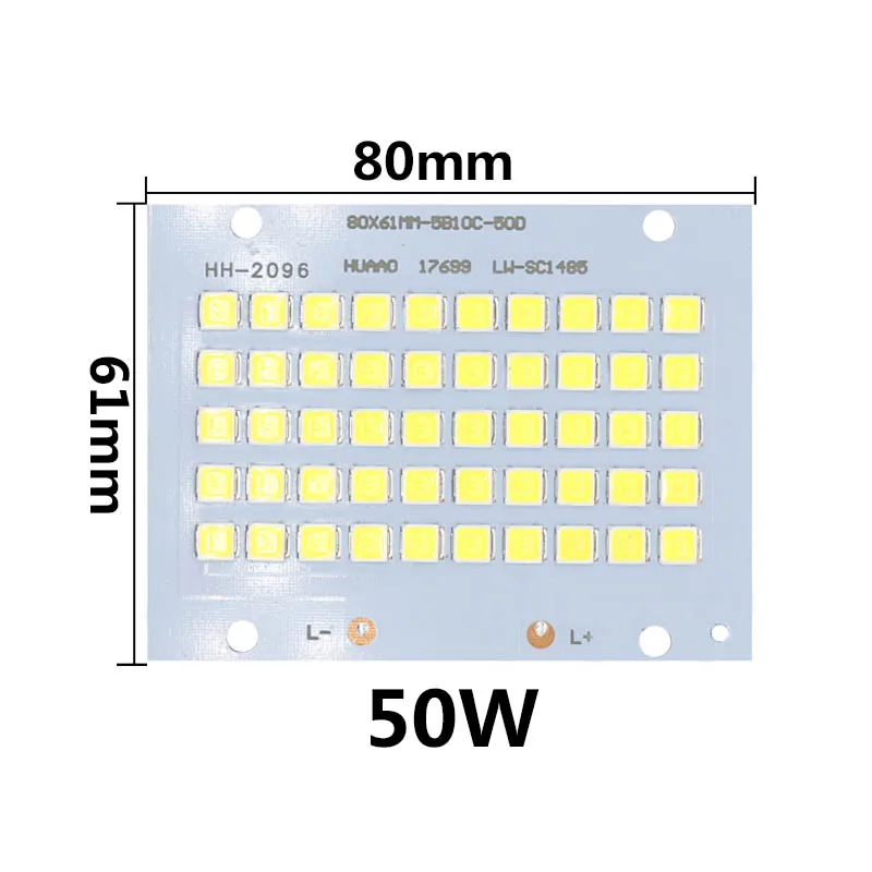 SMD5054 светодиодный чип лампы 10 Вт 20 Вт 30 Вт 50 Вт высокой мощности 130лм/Вт смарт IC Cree светодиодный 32-36 в для внутреннего и наружного DIY Kit