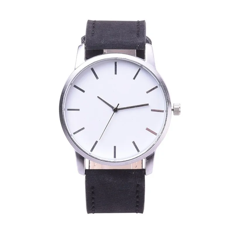 khorasan080-wh bk Reloj Роскошные модные военные кварцевые мужские часы с большим циферблатом, кожаные спортивные часы, мужские часы высокого качества, наручные часы - Цвет: khorasan080-wh bk