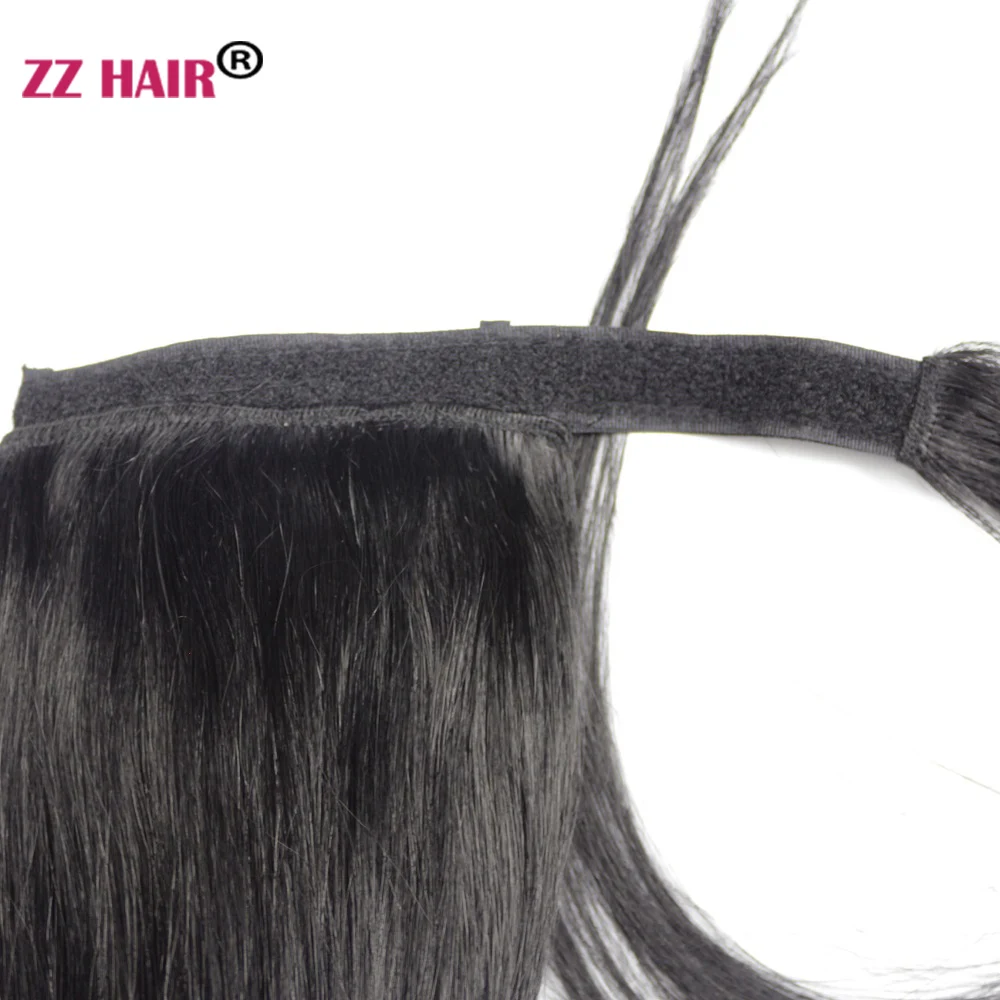 Магический накладной хвост ZZHAIR 100 г 100% натуральные пряди для наращивания волос 16
