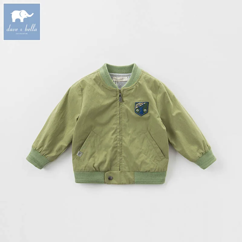 

DB6947 dave bella spring infant baby boys fashion solid coat kids toddler children hight quality clothes